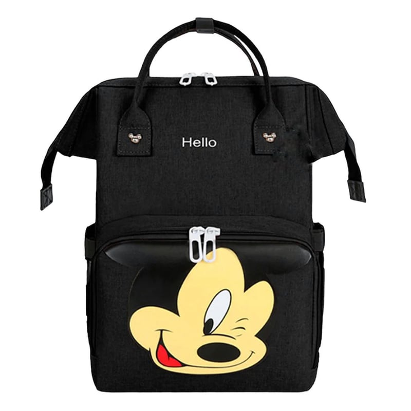 Mochila pañalera mickey mouse shop