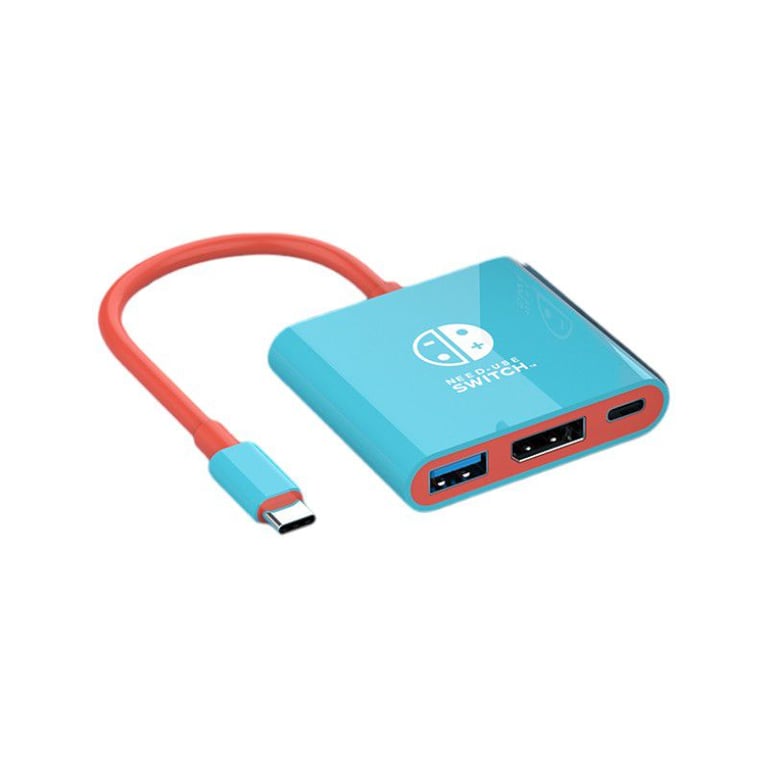 Adaptador Nintendo Switch Con Typec Hub Displaypor Usb 2,0 GENERICO