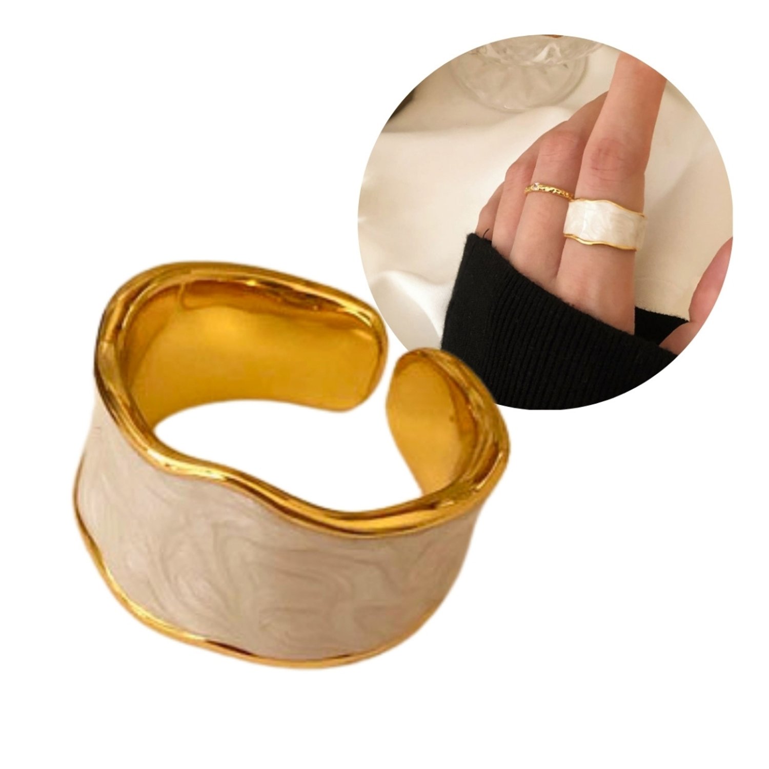 Anillo Ajustable en Plata Sterlina 925 para Mujer Pureza GENERICO falabella