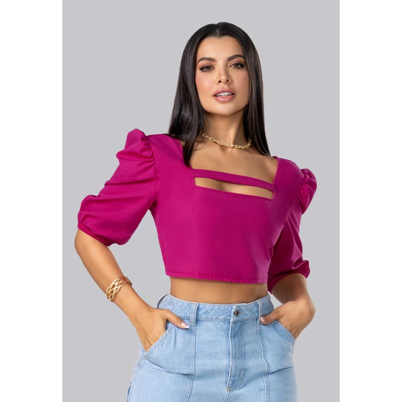 Blusa Mujer Fucsia Mp 102615 MARKETING PERSONAL falabella