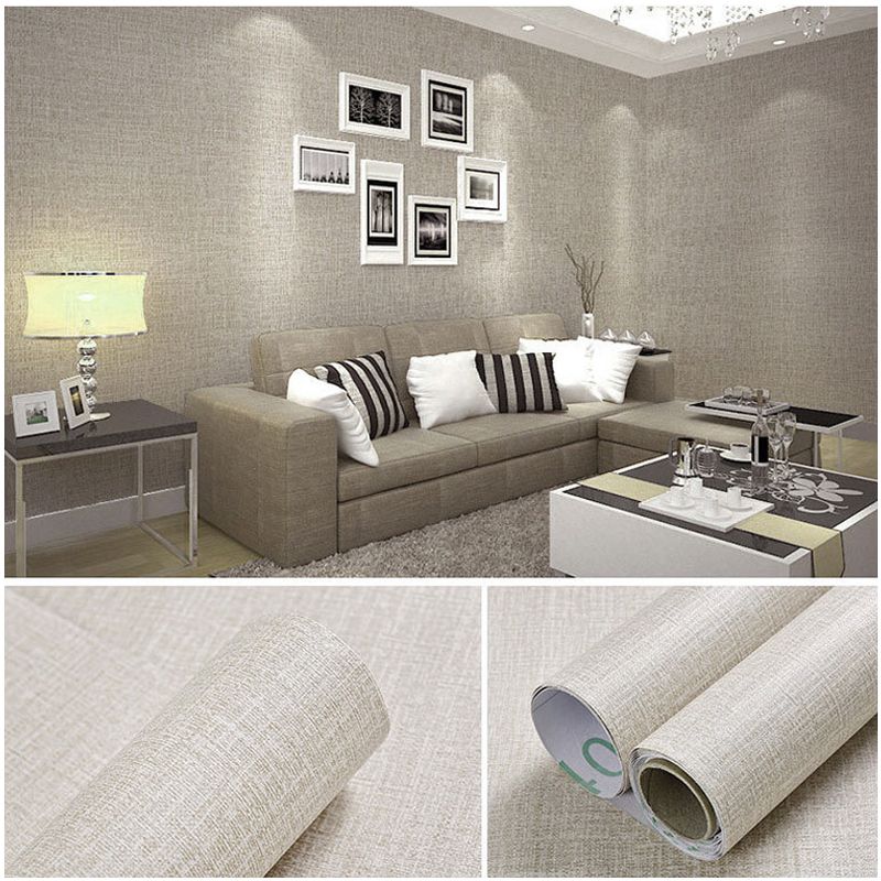 Papel Vinilo Adhesivo De 10 M X 45 Cm Cafe Claro GENERICO