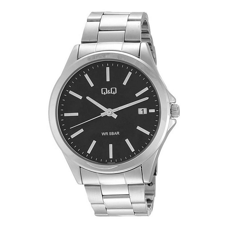 Reloj Para Hombre Q q A484j202y Plateado Negro estuche Q Q falabella