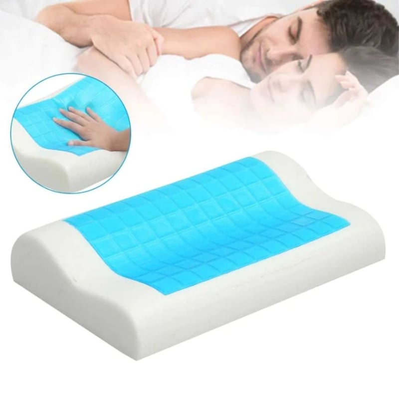 Almohada Ortopedica Tecnologia Viscoelastica Infusion De Gel LEMMAN falabella