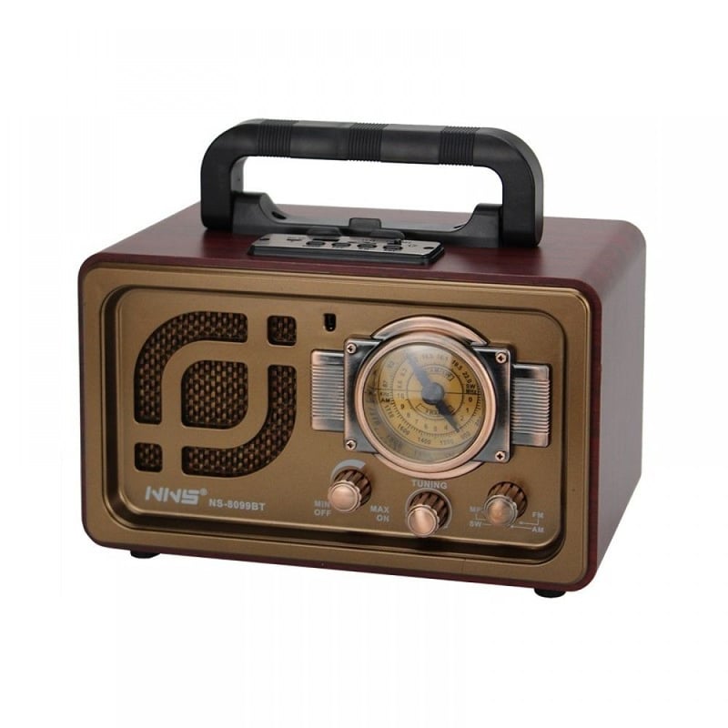 Fm Radio Retro Portable Speaker Bluetooth Speaker With Fm Radio