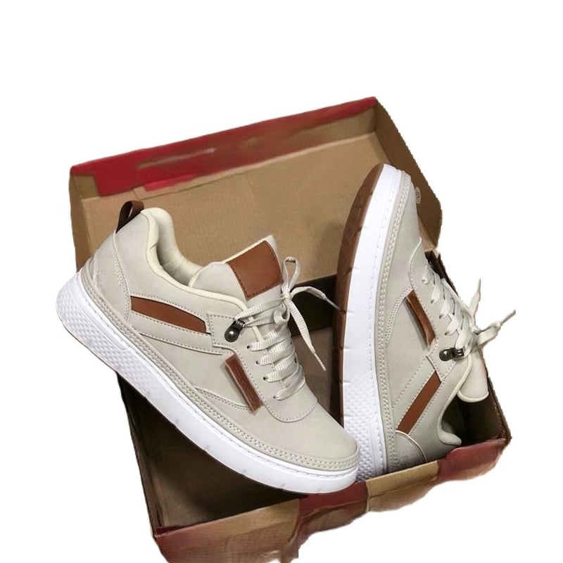Tenis Crema Caballero Zapatillas Zapatos Hombre Lindos Moda Casual