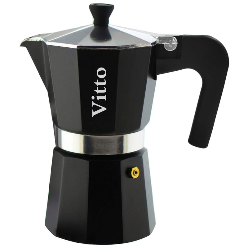 Caffettiera Moka Espresso Orton 300 Ml - In Alluminio, Colore Rosa, Per Stufa E Fuochi