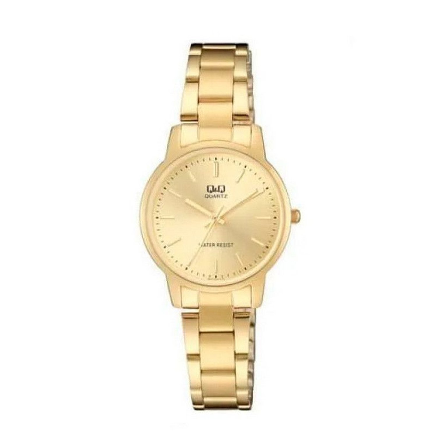 Reloj Q q Qyq Mujer Qa47j010y Acero Dorado Dama Estuche Q Q falabella