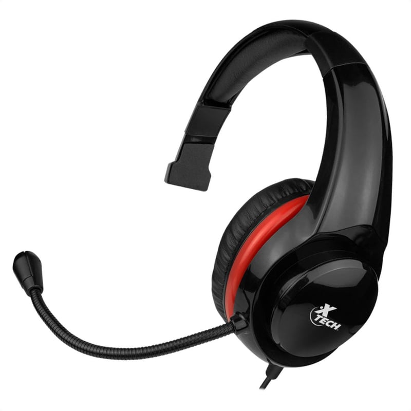 Audífonos Xtech XTH-520RD Monoaural Molten Micrófono 35mm XTECH ...