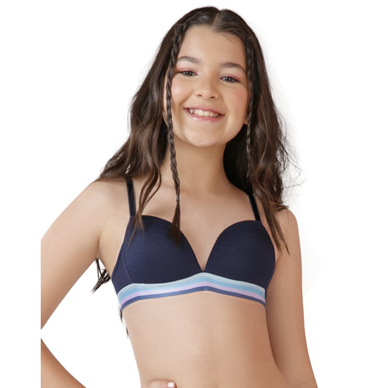 Brasier Infantil Azul Navy FI 34642 FORMAS INTIMAS falabella