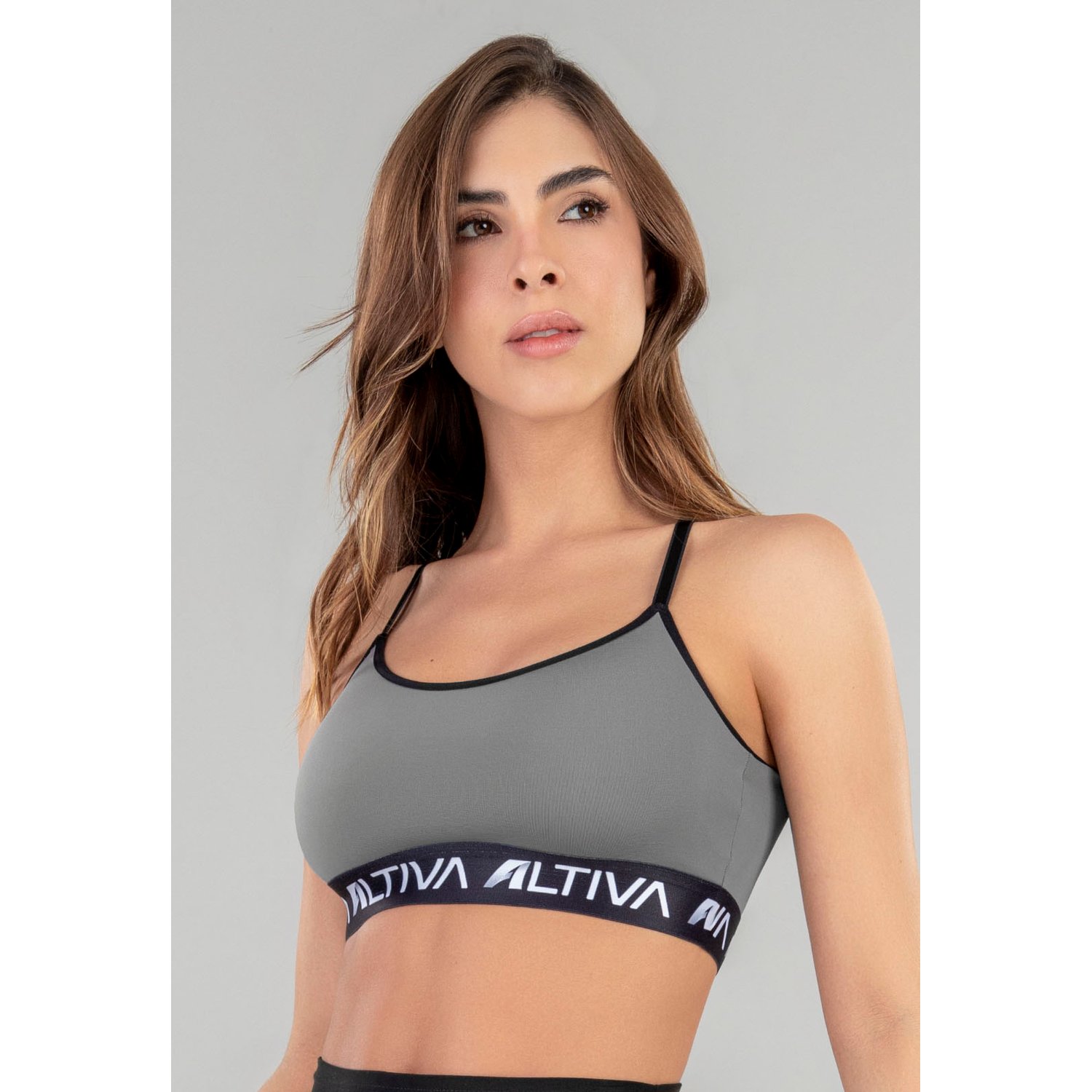 Top gris mujer hotsell