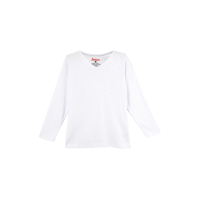 Camiseta termica niña blanca hotsell