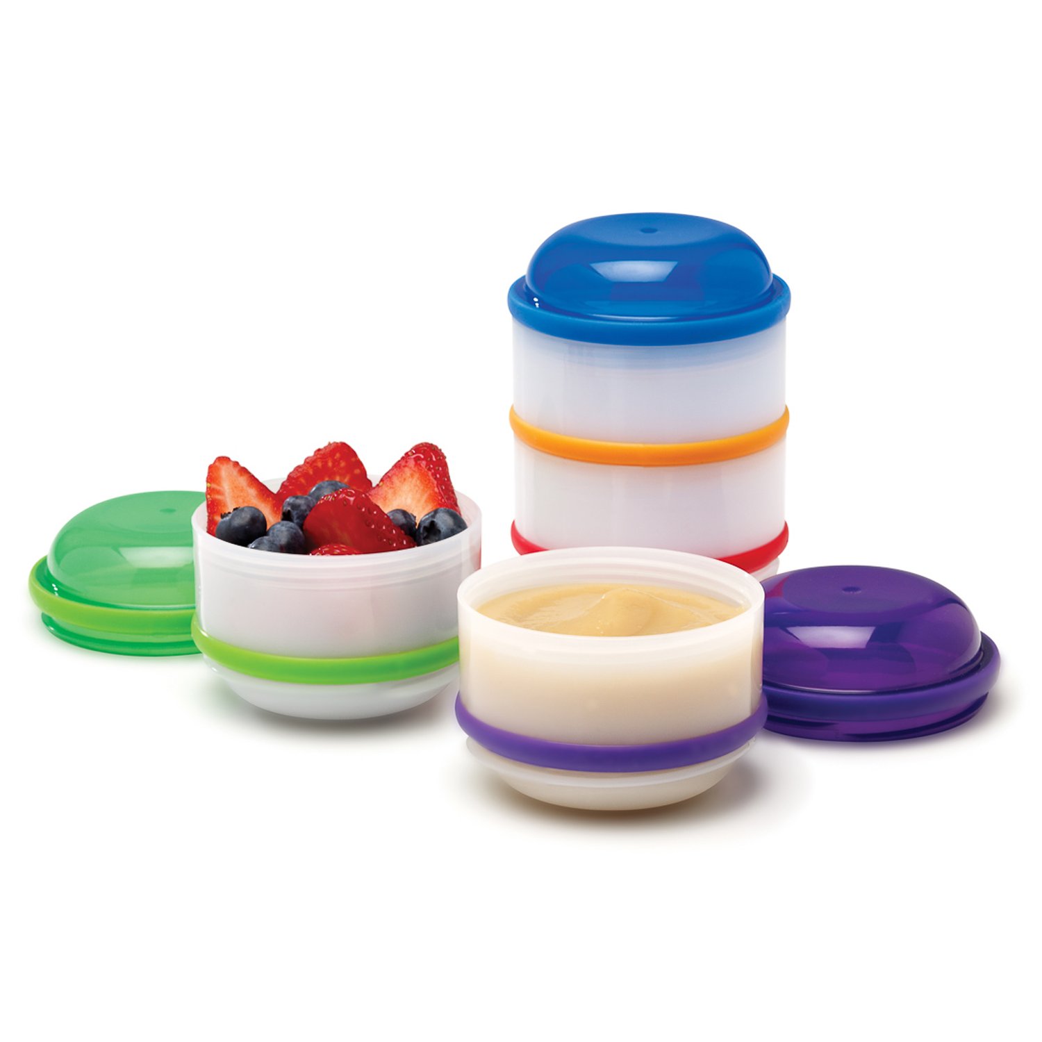 Porta Comida para Bebe Dr Brown Set x 4 Und Multicolor DR BROWNS falabella