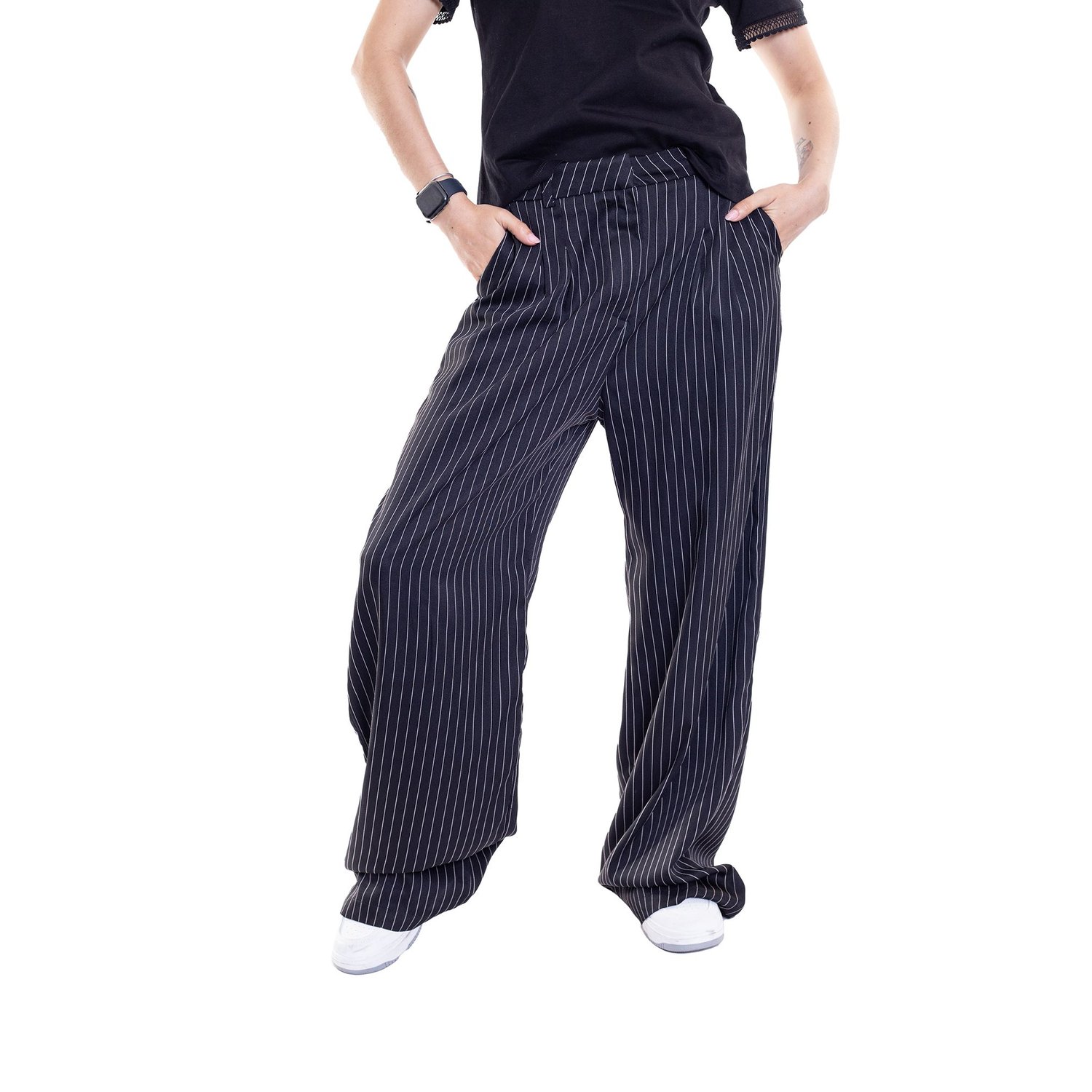 Pantalon a rayas mujer hotsell