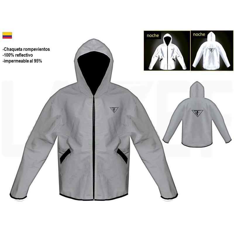 Chaqueta reflectiva totto hombre hotsell