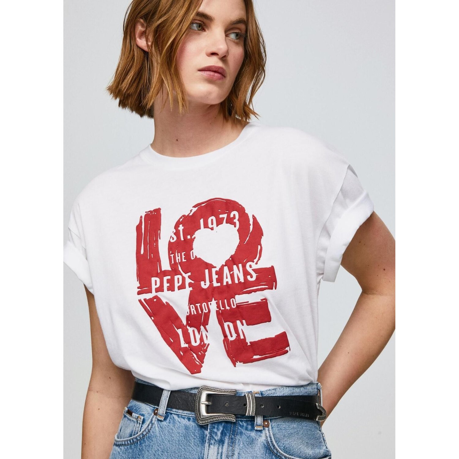 Camisetas Pepe Jeans NICOLETTA para Mujer White talla XS