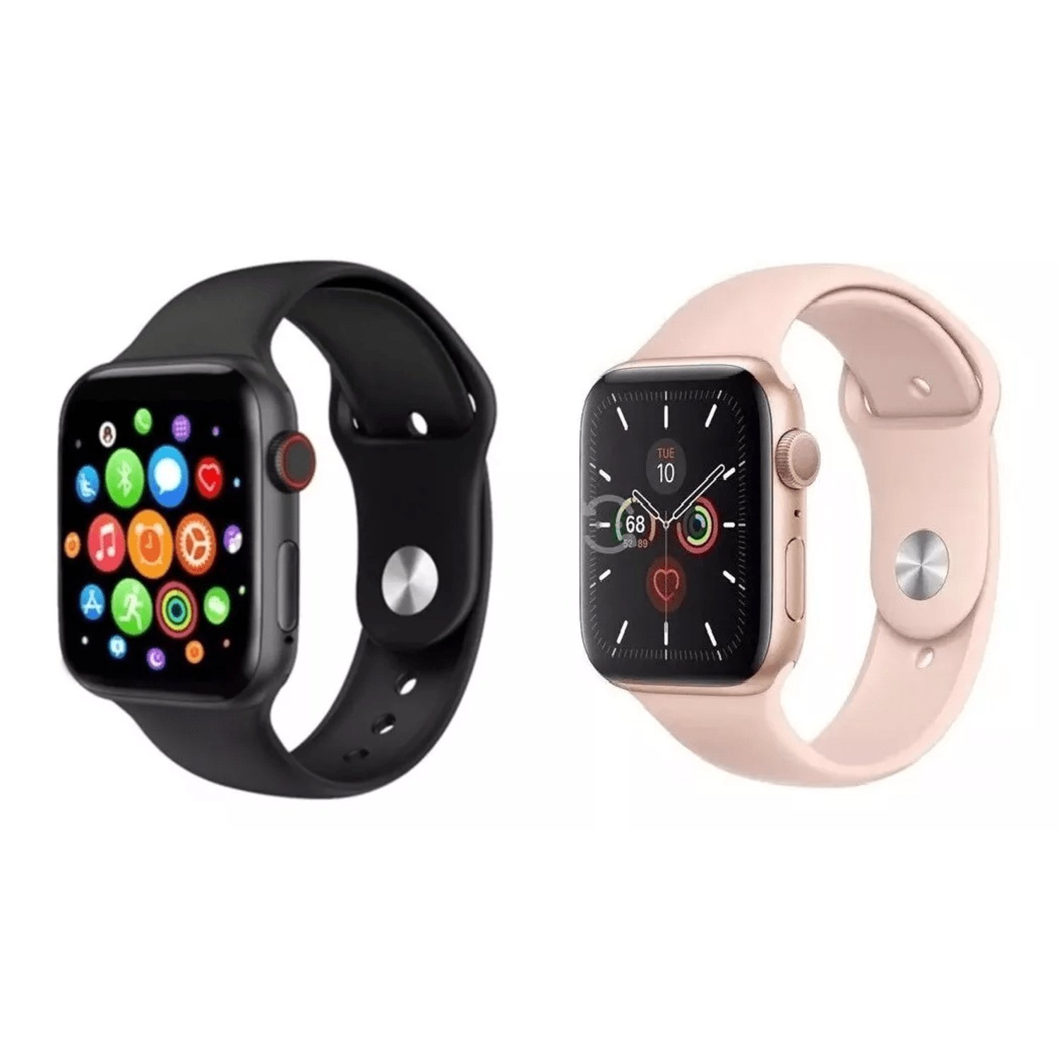 Set X2 Pareja Reloj Inteligente Tactil T500 Plus Smart Watch GENERICO falabella