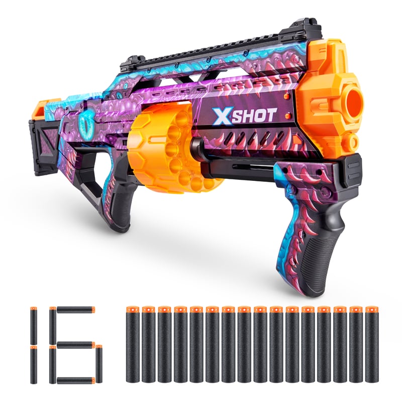 Lanzador Dardos Skins Last Stand Enigma Escopeta XSHOT X SHOT falabella