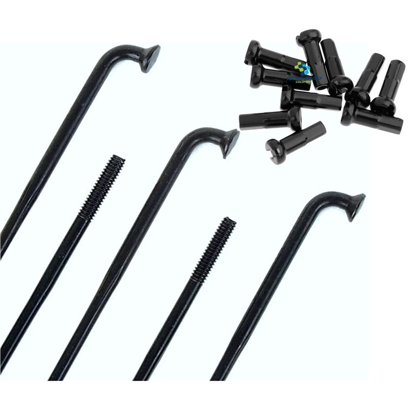 Radios De Bicicleta Wheel Master 191mm (7.5 Pulgadas) Acero Cromado 14G J-Bend