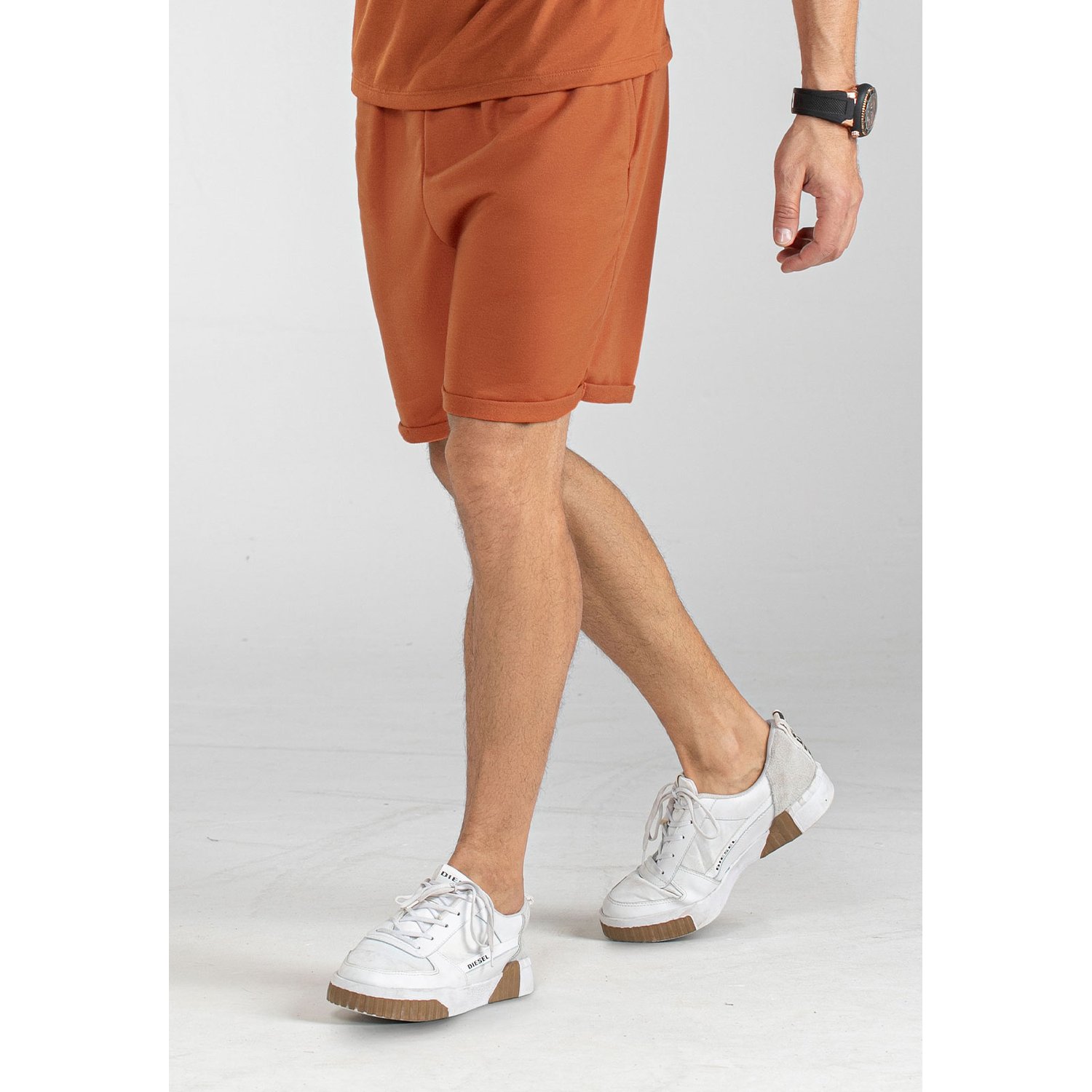 Bermuda Hombre Naranja Mp 100496 MARKETING PERSONAL falabella