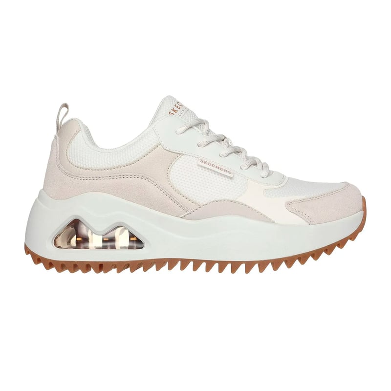 TENIS SKECHERS BLANCO PARA MUJER SK UNO PEAKS HOLLYWOOD HIKES WHITE