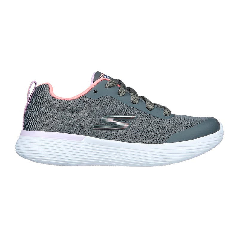 TENIS SKECHERS GRIS PARA NINA SK GO RUN 400 BASIC EDGE CHARCOAL PINK. SKECHERS falabella