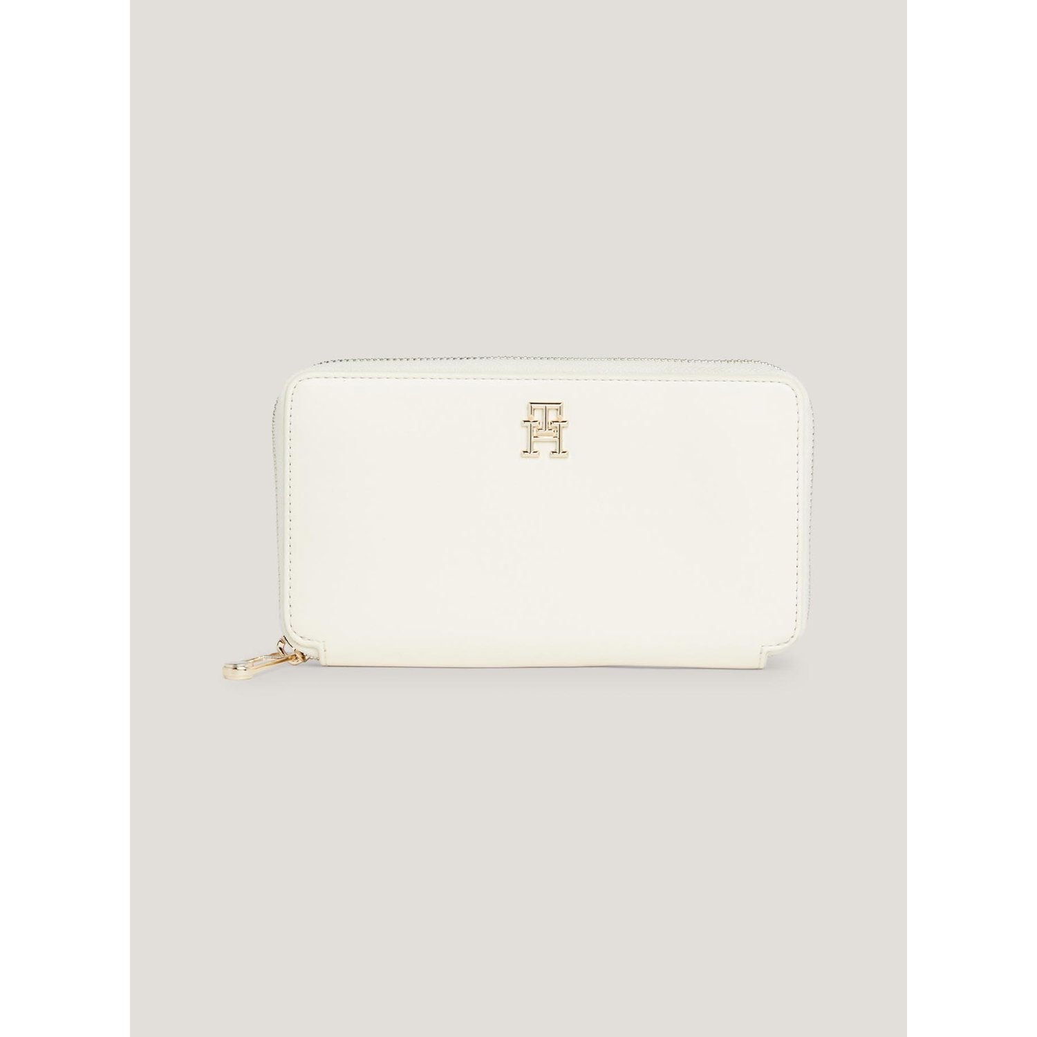 Billetera blanca Iconic grande con cremallera Tommy Hilfiger TOMMY HILFIGER falabella