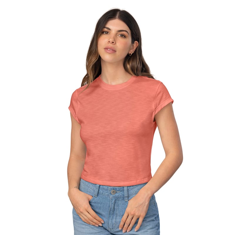 LEONISA - Leonisa Camiseta manga corta cuello redondo básica