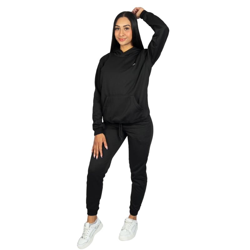 Conjunto deportivo negro hotsell