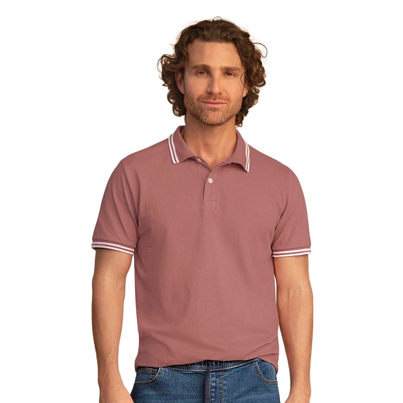 Camisa Tipo Polo con Cuello  -Lamasini