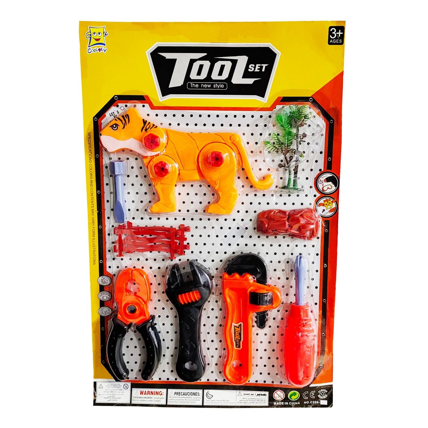 Juguete Ninos Set De Herramientas Juego Kit Tigre Llaves GENERICO falabella