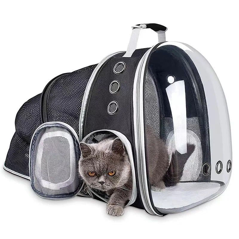Maleta guacal morral expandible para mascota gato o perro GENERICO falabella