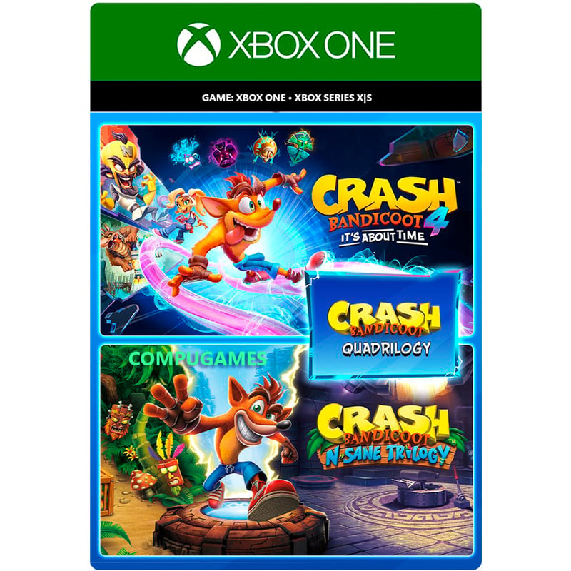 Crash Bandicoot Collection Quadrilogy 4 x 1 ACTIVISION | falabella.com