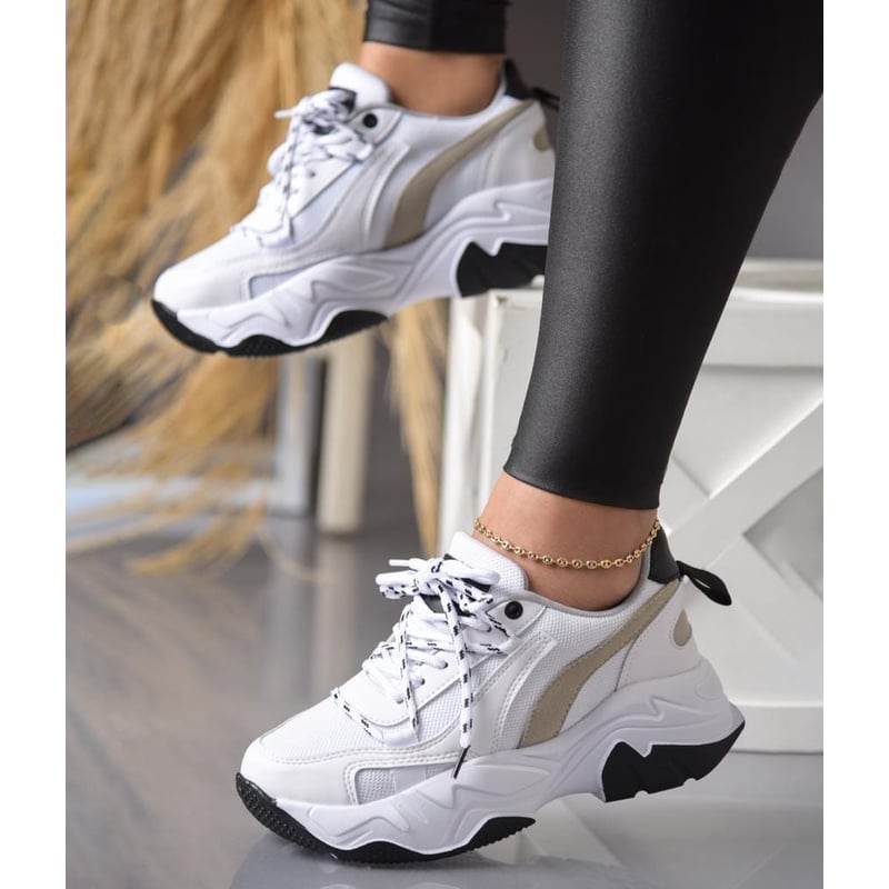 Tenis Deportivo Blanco de Mujer Calzado Deportivo Dama EVEGONZ falabella