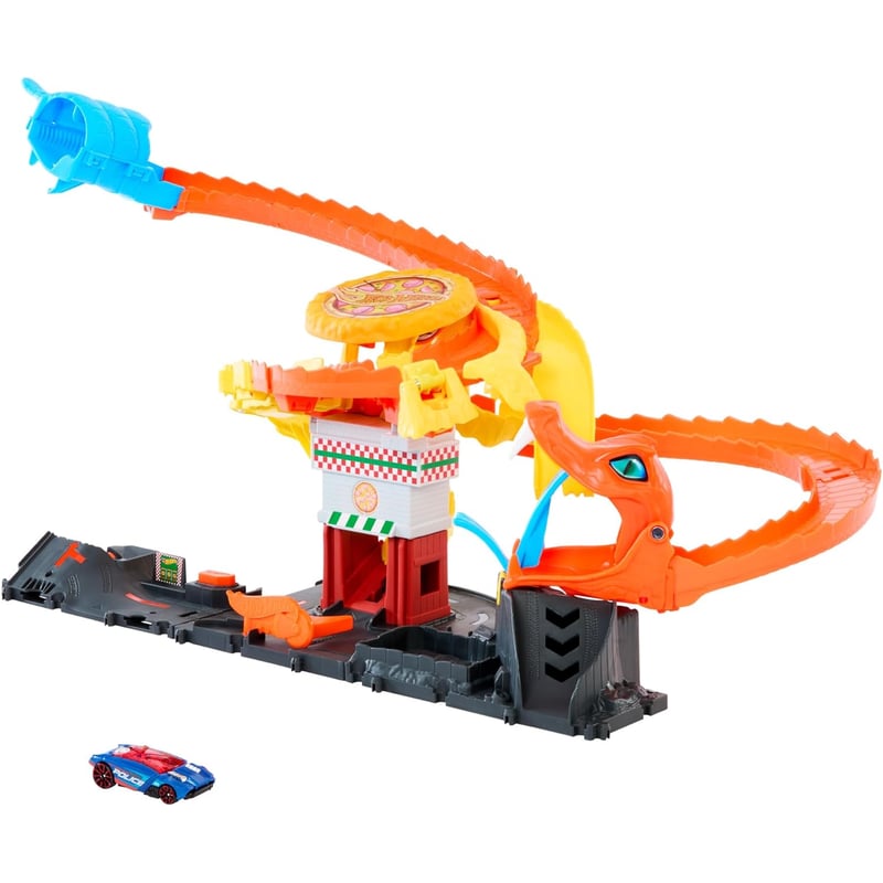Circuito Hot Wheels Hot Wheels City, Ataque De Gorila Toxic Gorila