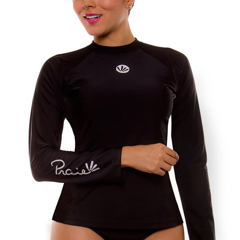 Buzo de Vestido de Bano PRAIE 2032A Negro Manga Larga PRAIE falabella