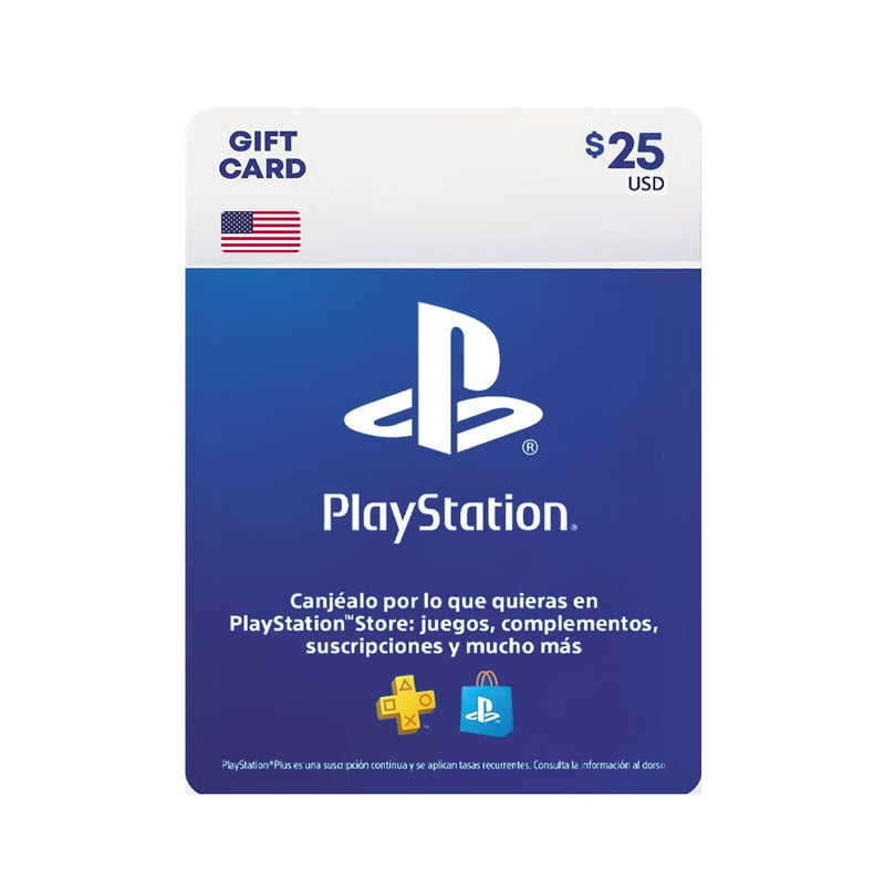 Tarjeta Playstation Network PSN 25 Dolares para cuenta USA PLAYSTATION