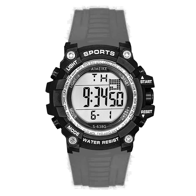 Reloj digital resistente al agua hotsell