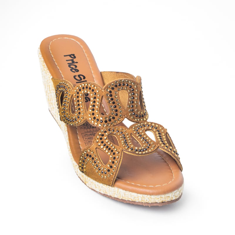 PRICE SHOES - Price Shoes Plataformas Moda Mujer 692S08MIEL