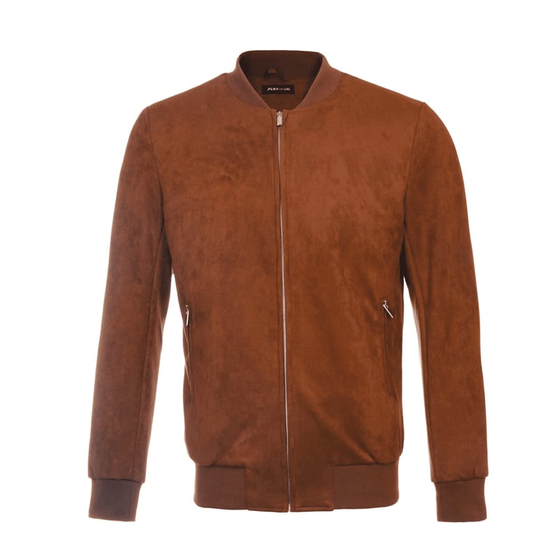 Chaqueta Gamuza Cafe Hombre GENERICO falabella