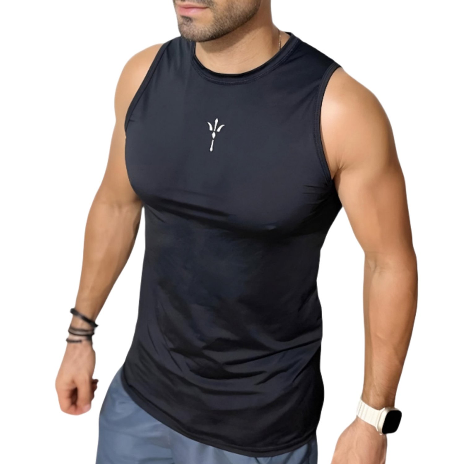 Camisilla Deportiva Lycra Hombre Elegante Casual Cuello Alto POSEIDON SPORTWEAR falabella