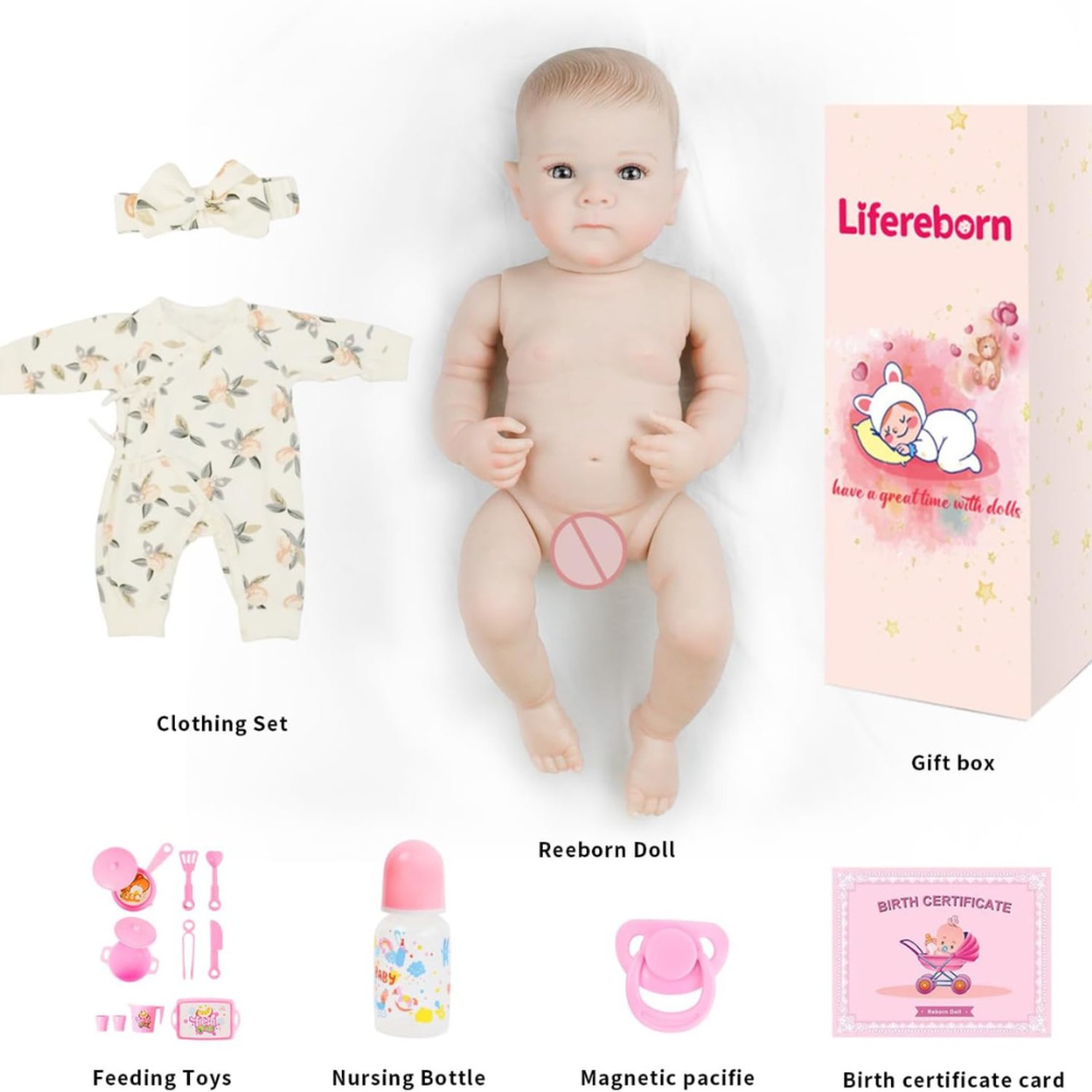 Muneca Bebe Real Reborn Cuerpo Silicona Mar GENERICO falabella