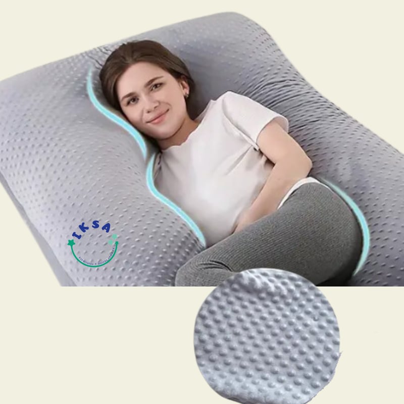 Cojin Almohada Para Embarazadas y mas diseno ergonomico IKSA falabella