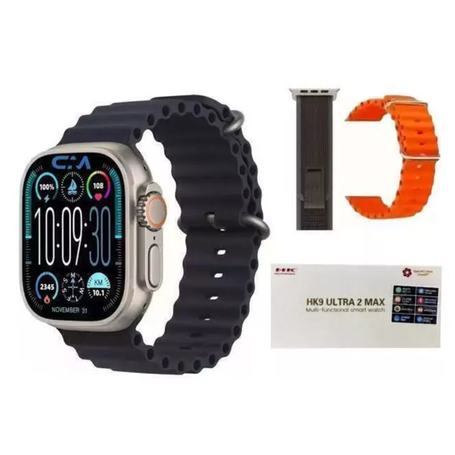 Reloj inteligente HK Ultra 2 AMOLED con ChatGPT SHEN HUANG | falabella.com