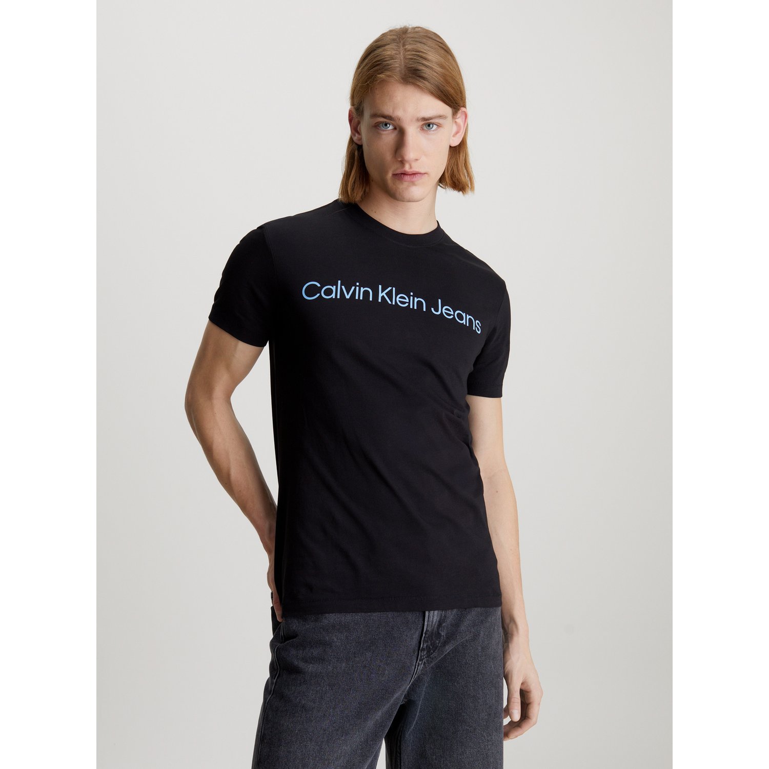 Camiseta negra calvin klein hotsell
