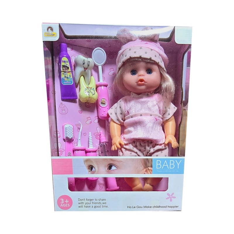 Muneco Bebote Bebe Doctora Utencilios Medicos Juguete Nina GENERICO falabella