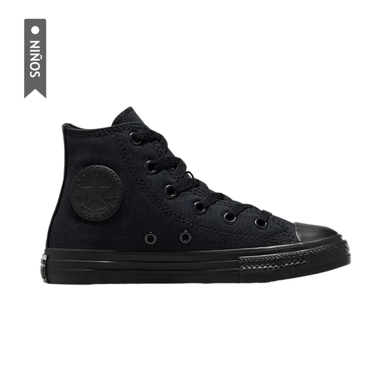 Botines converse negros on sale
