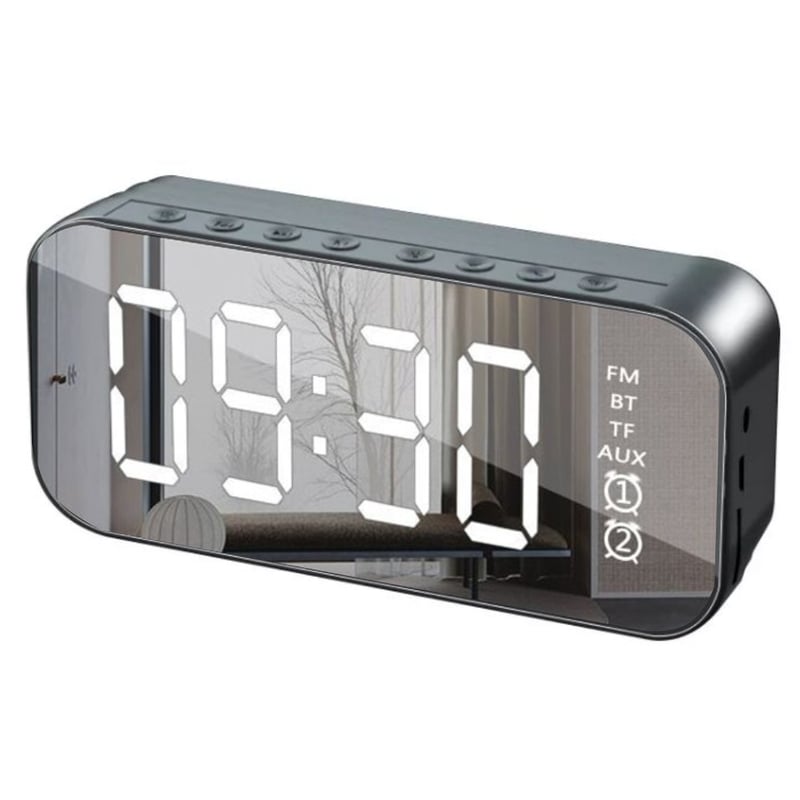 Speaker Radio Reloj Despertador Digital Led Bluetooth Fm K10 AMERICAN GENERICS falabella