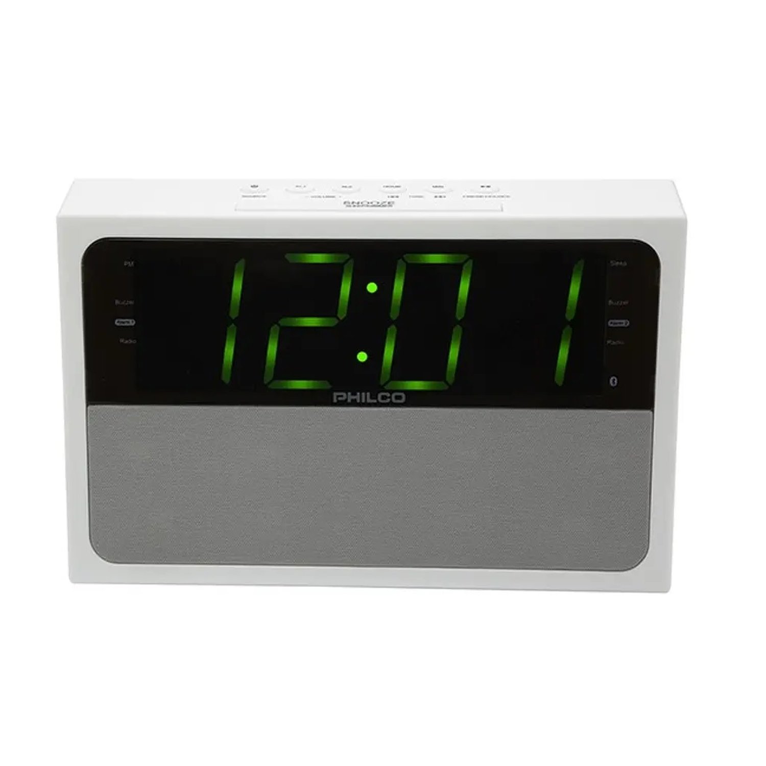 Radio Reloj Despertador Philco PAR1018BT GR Alarma Bluetooth GENERAL falabella