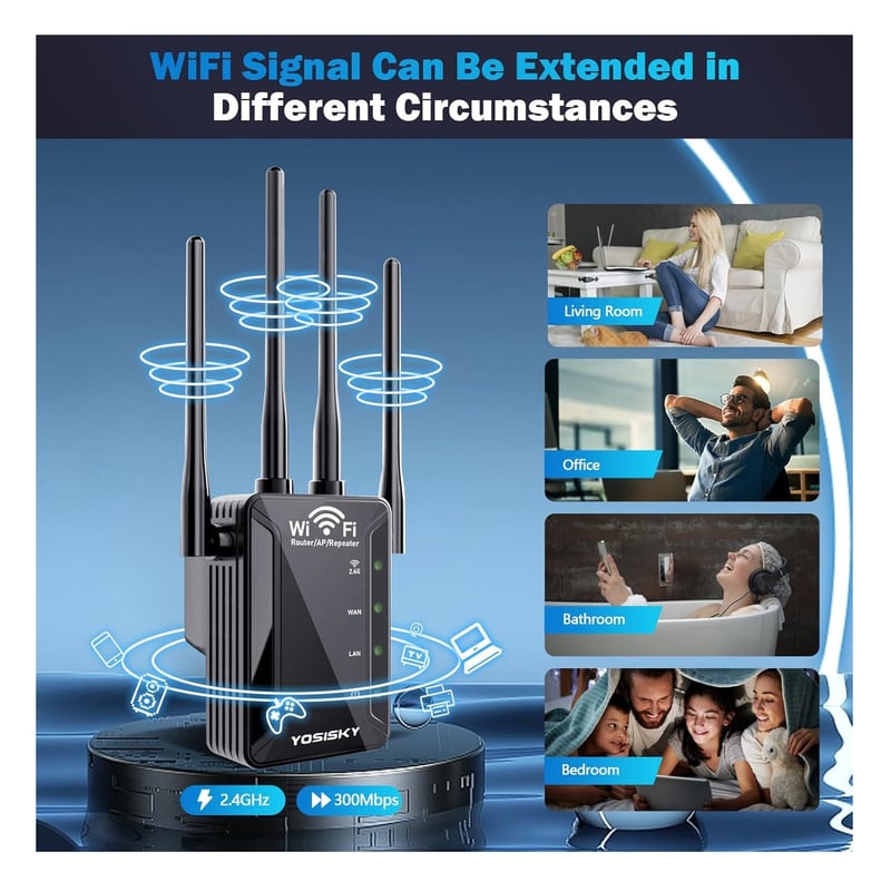 Amplificador wifi rompemuros shop