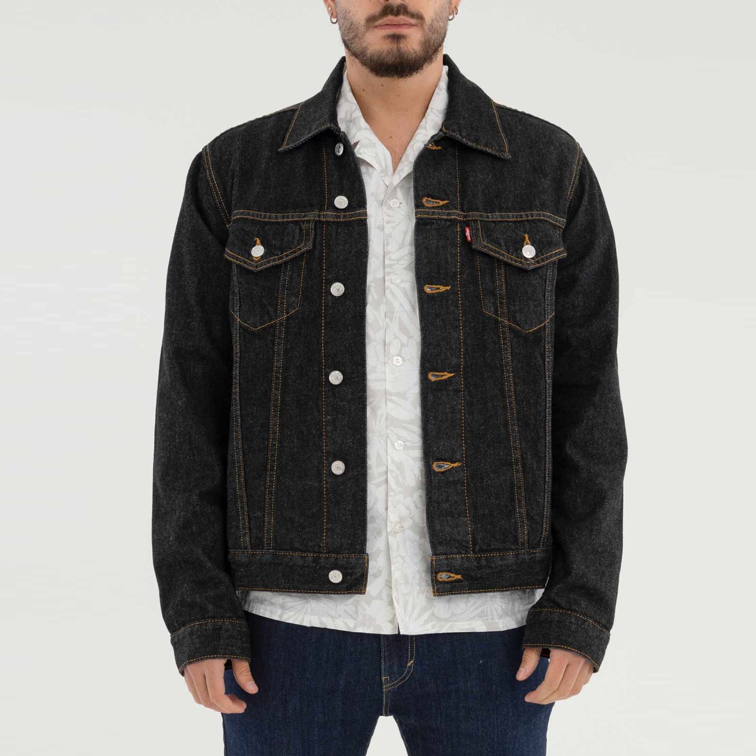 Cazadora levis negra hotsell
